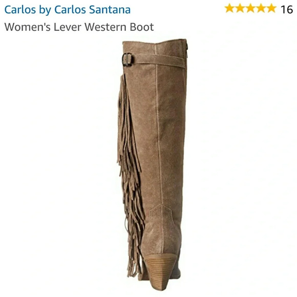 Carlos by Carlos Santana Doe Lever Boots - Picture 4 of 10